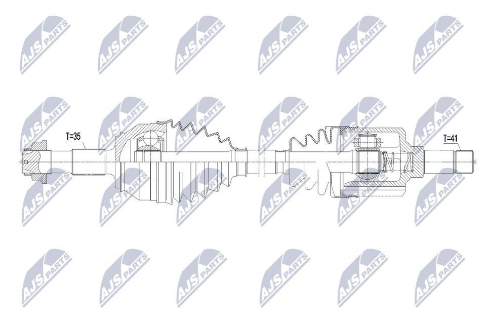NTY Drive shaft Article number: NPW-CT-117 cheaply
