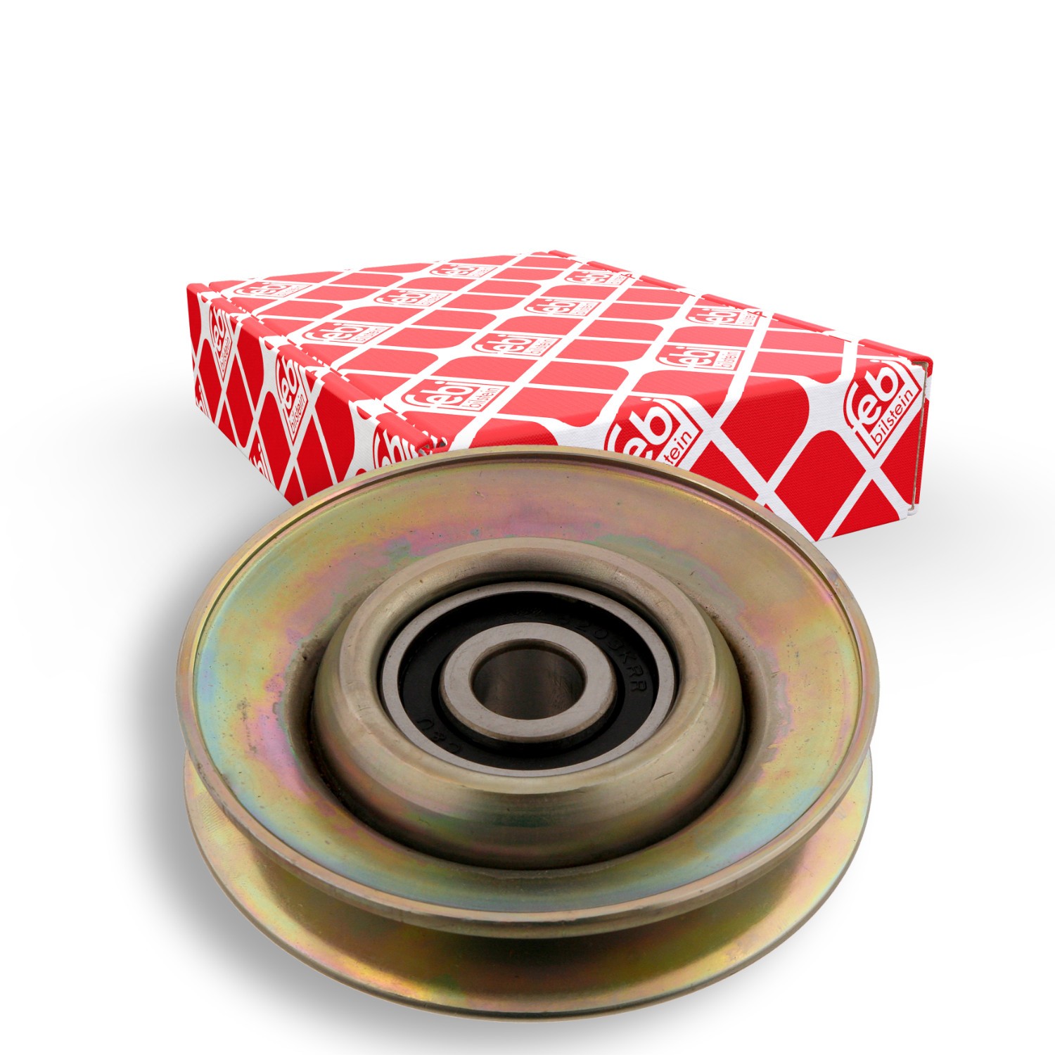 FEBI BILSTEIN Deflection / Guide Pulley, v-belt Article number: 07162 cheaply
