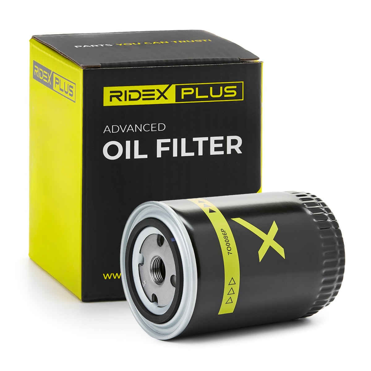 RIDEX PLUS Oil filter Article number: 7O0086P cheaply