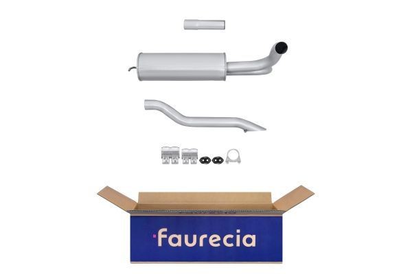 HELLA Rear silencer Article number: 8LD 366 034-241 cheaply