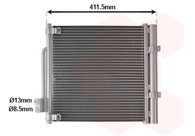 VAN WEZEL Air conditioning condenser Article number: 69015701 cheaply