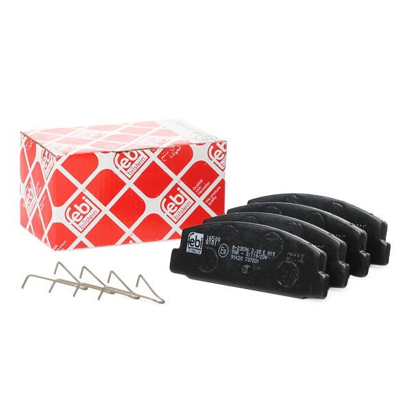 FEBI BILSTEIN Brake pad set Article number: 16500 cheaply