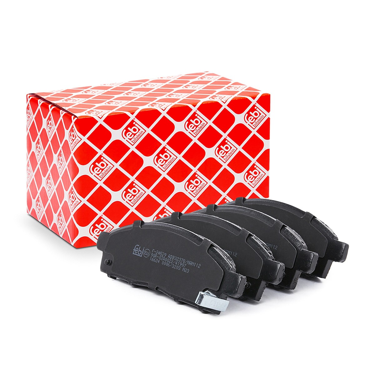 FEBI BILSTEIN Brake pad set Article number: 16624 cheaply