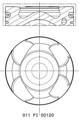 MAHLE ORIGINAL Stempel Varenummer: 011 PI 00120 002 billige