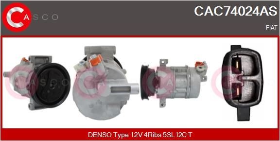 CASCO Air conditioning compressor Article number: CAC74100AS cheaply