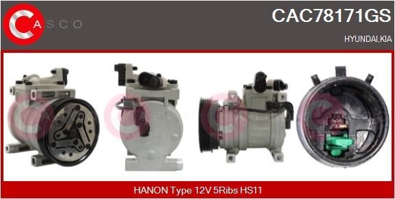 CASCO Air conditioning compressor Article number: CAC78280GS cheaply