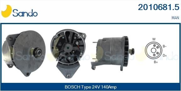 SANDO Air conditioning compressor Article number: SAC74100.0 cheaply
