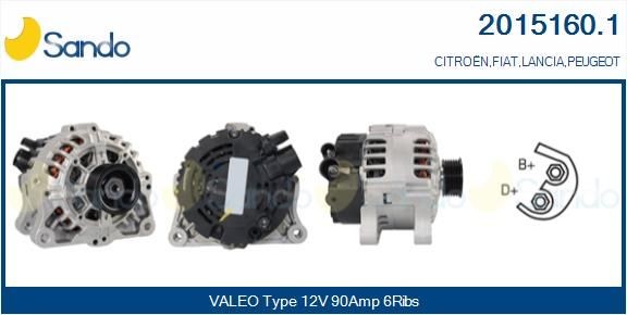 SANDO Air conditioning compressor Article number: SAC78258.1 cheaply