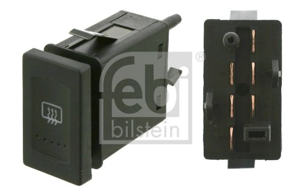 FEBI BILSTEIN Switch, rear window heating Article number: 24741 cheaply