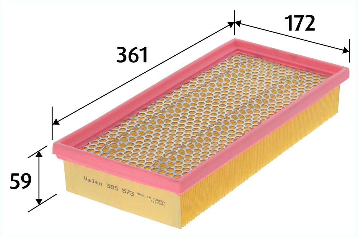 VALEO Air filter Article number: 585573 cheaply