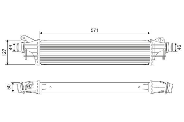 VALEO Intercooler Article number: 818681 cheaply