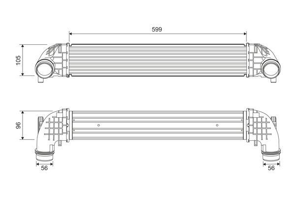 VALEO Intercooler Article number: 818698 cheaply