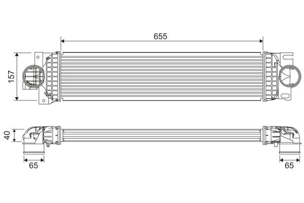 VALEO Intercooler Article number: 818699 cheaply