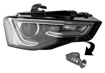 VAN WEZEL Headlight Article number: 0384982 cheaply