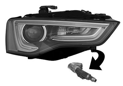 VAN WEZEL Headlight Article number: 0384984 cheaply