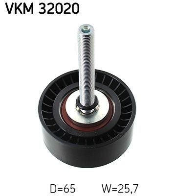 SKF Deflection / Guide Pulley, v-ribbed belt Article number: VKM 32020 cheaply