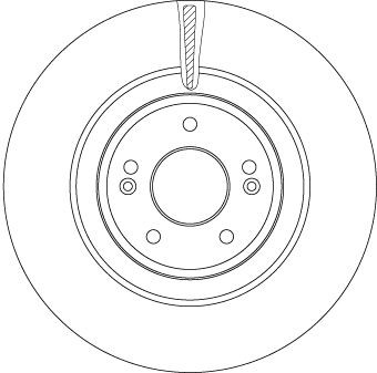 TRW Brake disc Article number: DF6572 cheaply