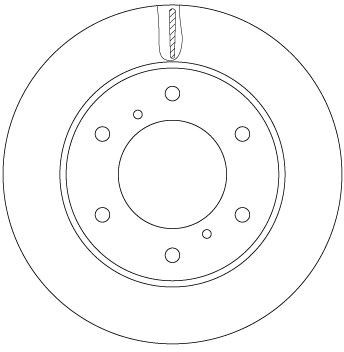 TRW Brake disc Article number: DF6735 cheaply