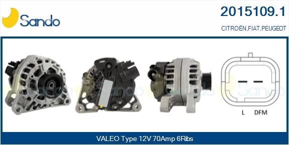 SANDO Air conditioning compressor Article number: SAC78167.1 cheaply
