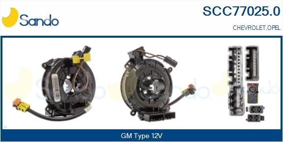 SANDO SCC77025.0 Clockspring, airbag MOKKA 1.6 CDTI (_76) 110 PS Diesel