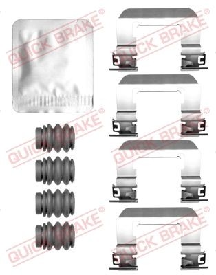 QUICK BRAKE 109-0149 Monteringssæt til bremseklodser MODEL S P85D AWD 738 HK EL