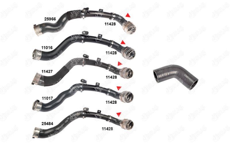 IBRAS Charger intake hose Article number: 11428 cheaply