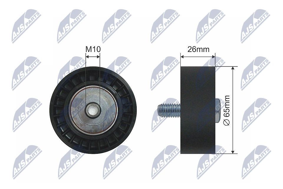 NTY Deflection / Guide Pulley, v-belt Article number: RNK-AU-047 cheaply