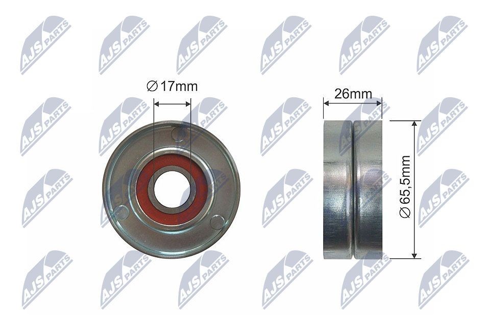NTY Deflection / Guide Pulley, v-belt Article number: RNK-AU-049 cheaply