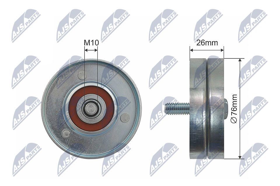 NTY Deflection / Guide Pulley, v-belt Article number: RNK-AU-050 cheaply