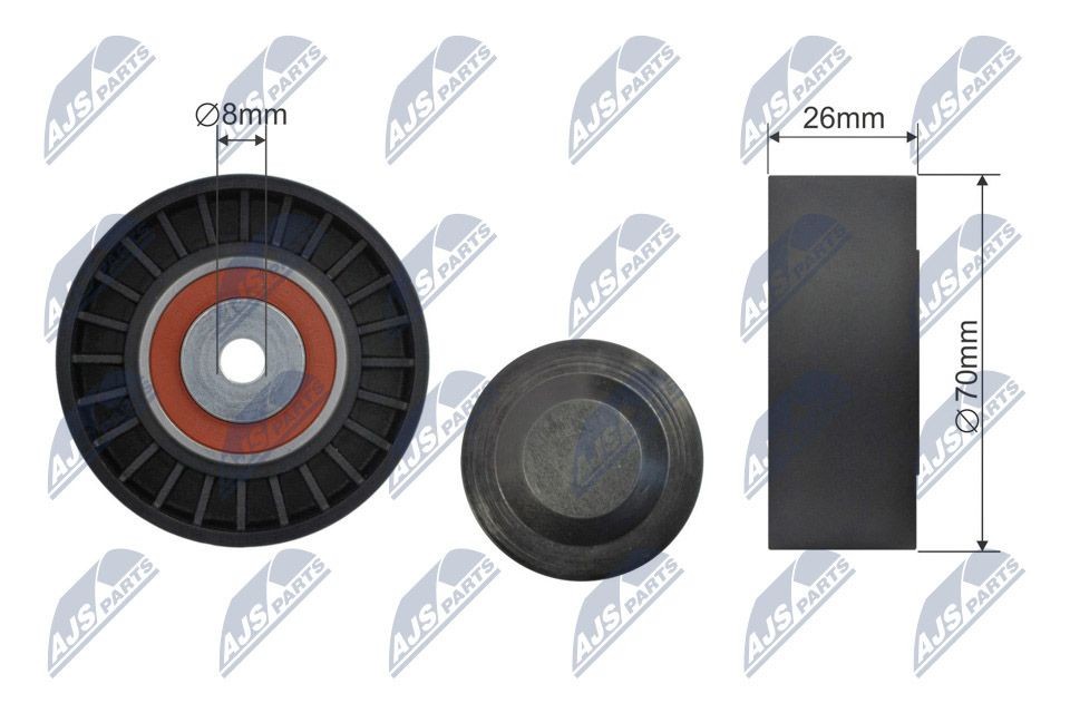 NTY Tensioner pulley Article number: RNK-AU-063 cheaply