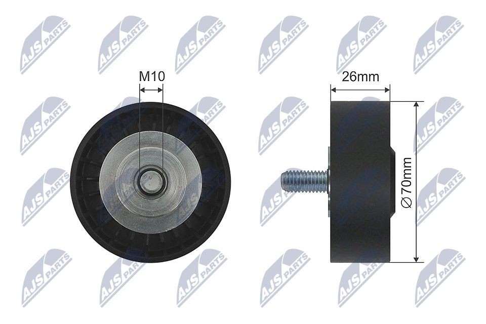NTY Deflection / Guide Pulley, v-belt Article number: RNK-BM-036 cheaply