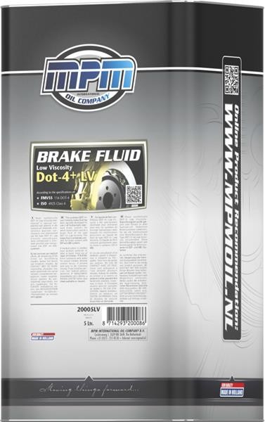 MPM Brake Fluid DOT 4+ LV Article number: 20005LV cheaply
