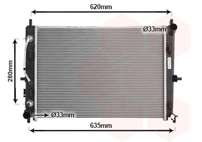 VAN WEZEL Radiaator, mootorijahutus Artikli number: 27012713 soodsalt