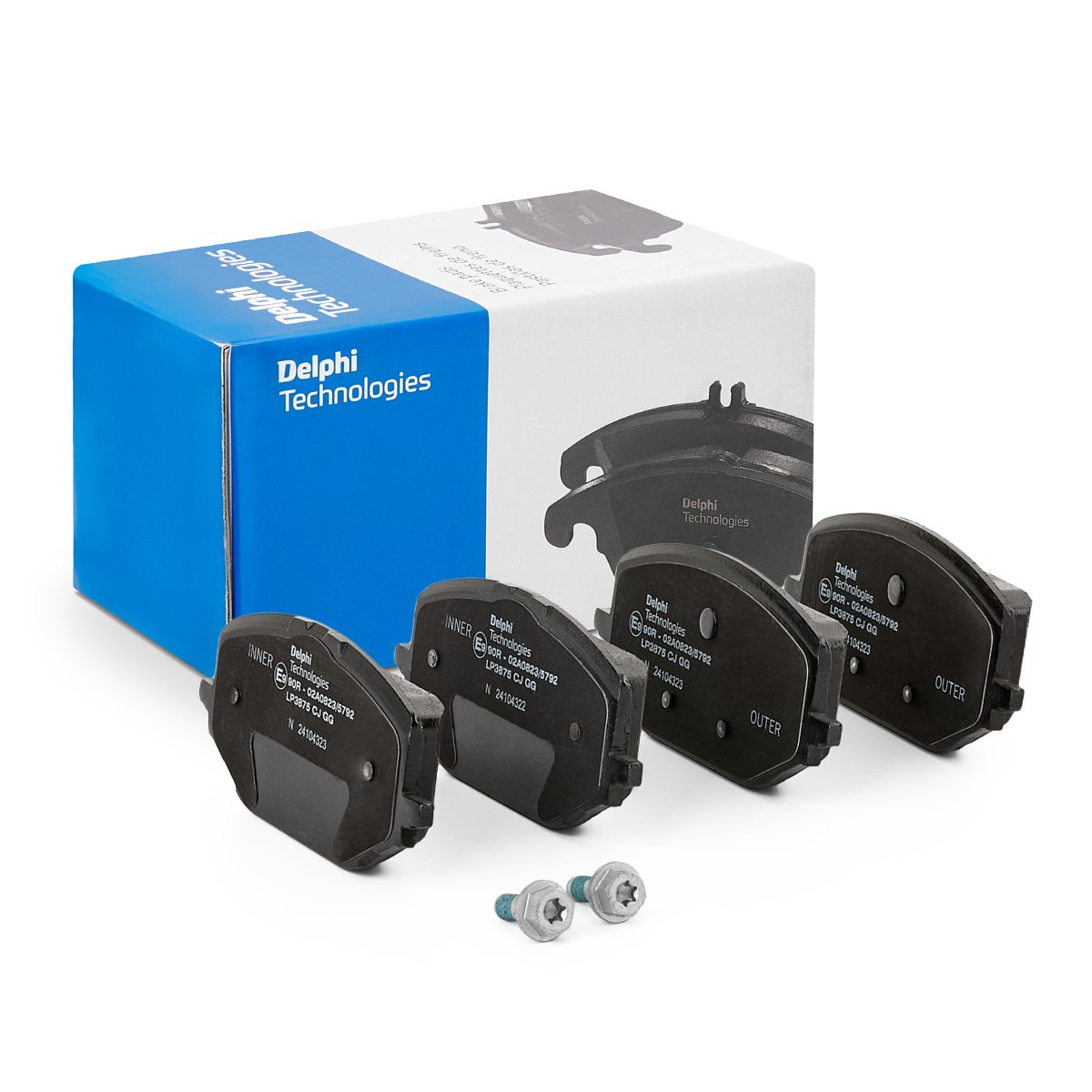 DELPHI Brake pad set Article number: LP3875 cheaply
