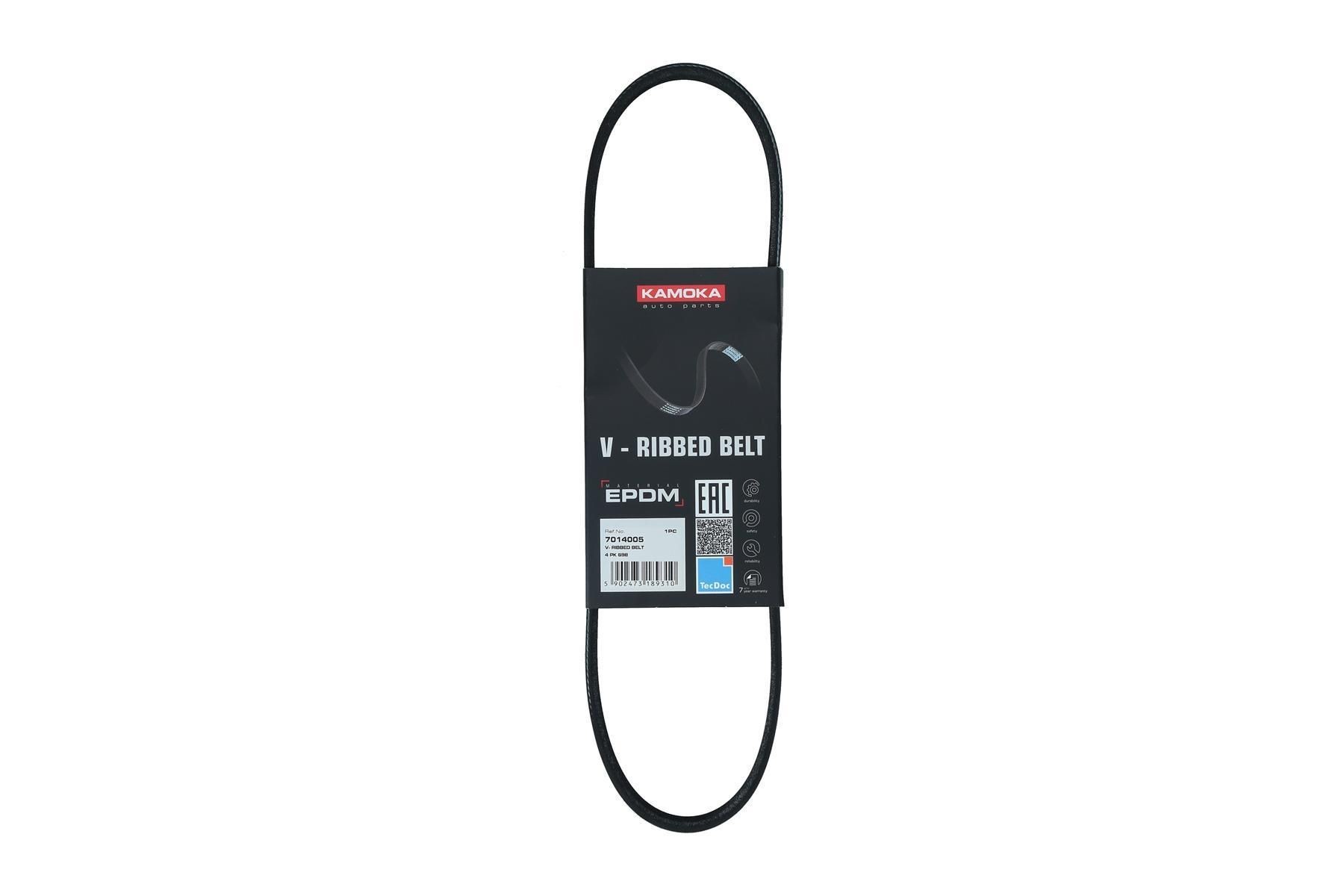 KAMOKA Serpentine belt Article number: 7014005 cheaply