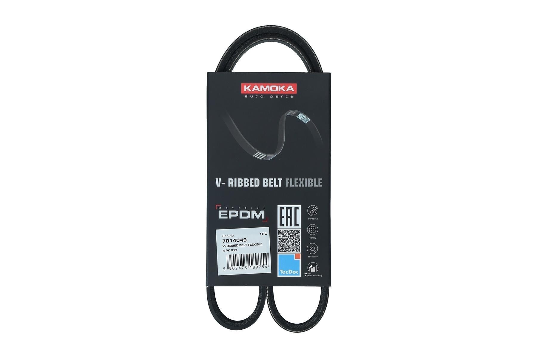 KAMOKA Serpentine belt Article number: 7014049 cheaply