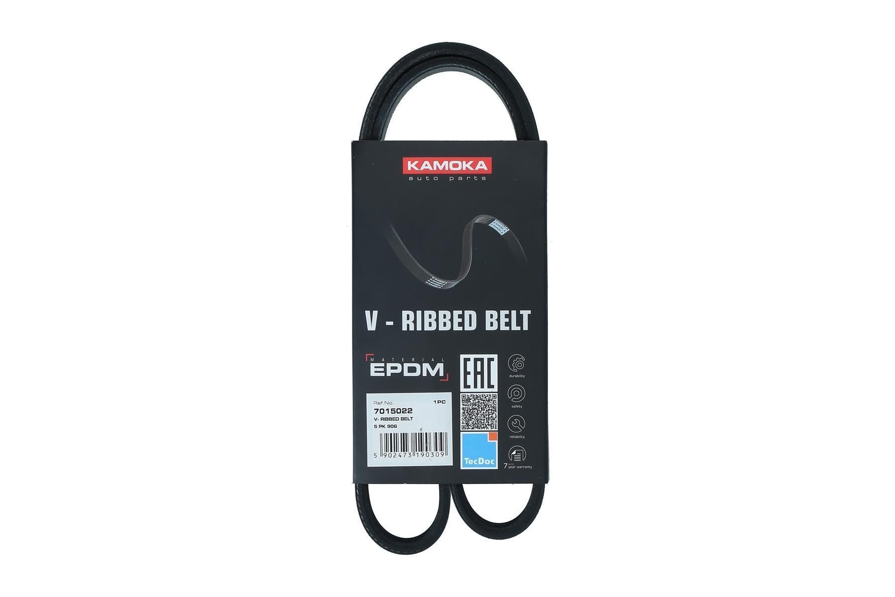 KAMOKA Serpentine belt Article number: 7015022 cheaply