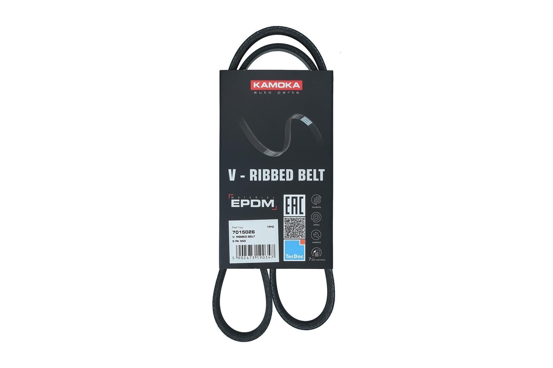 KAMOKA Serpentine belt Article number: 7015026 cheaply