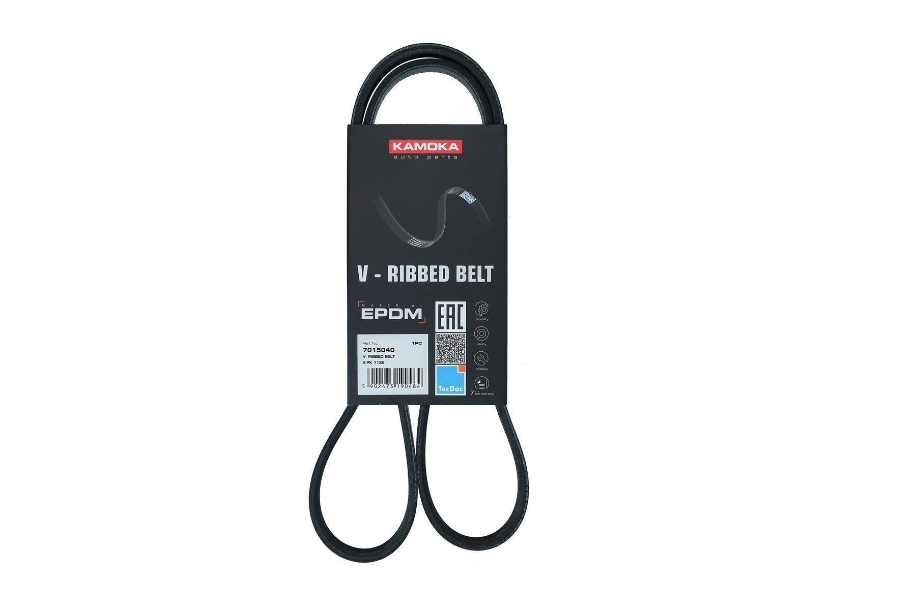 KAMOKA Serpentine belt Article number: 7015040 cheaply