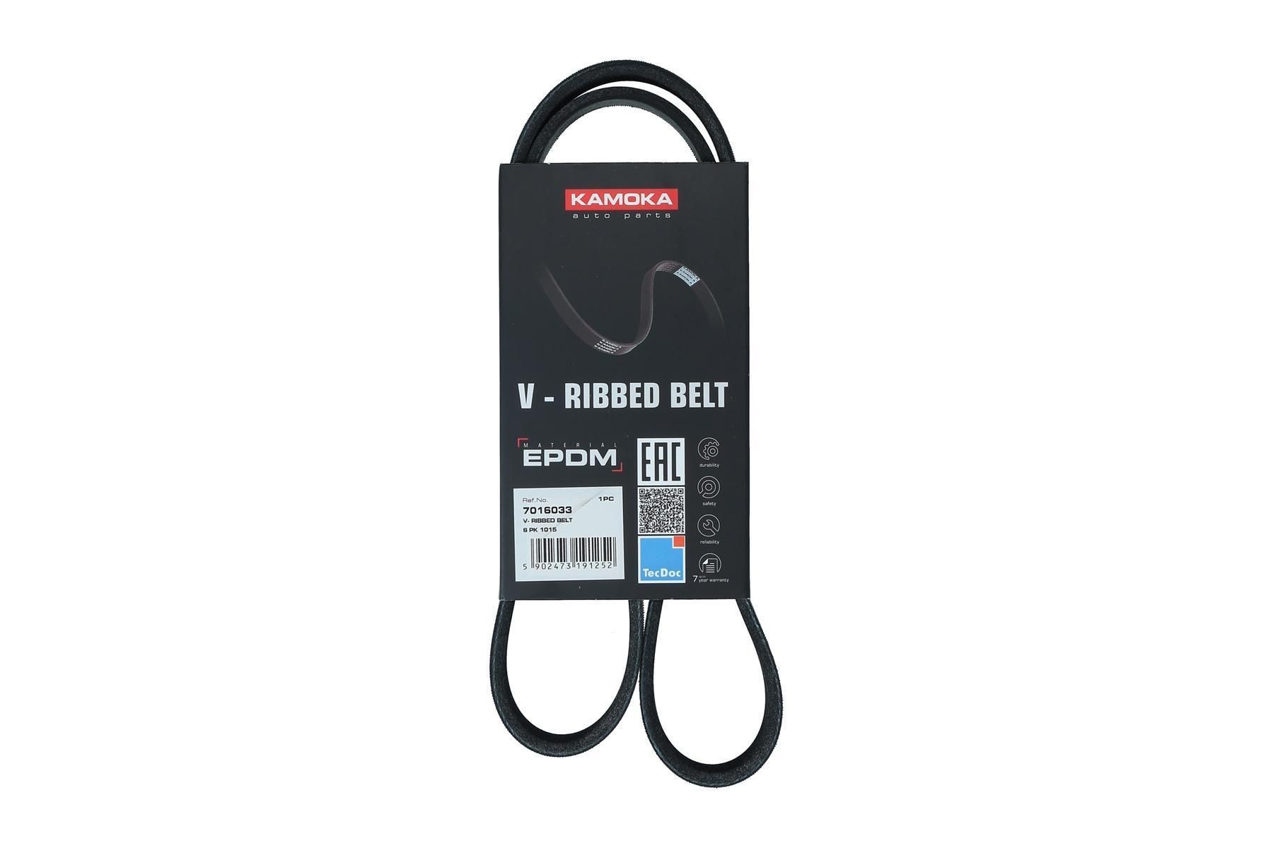 KAMOKA Serpentine belt Article number: 7016033 cheaply