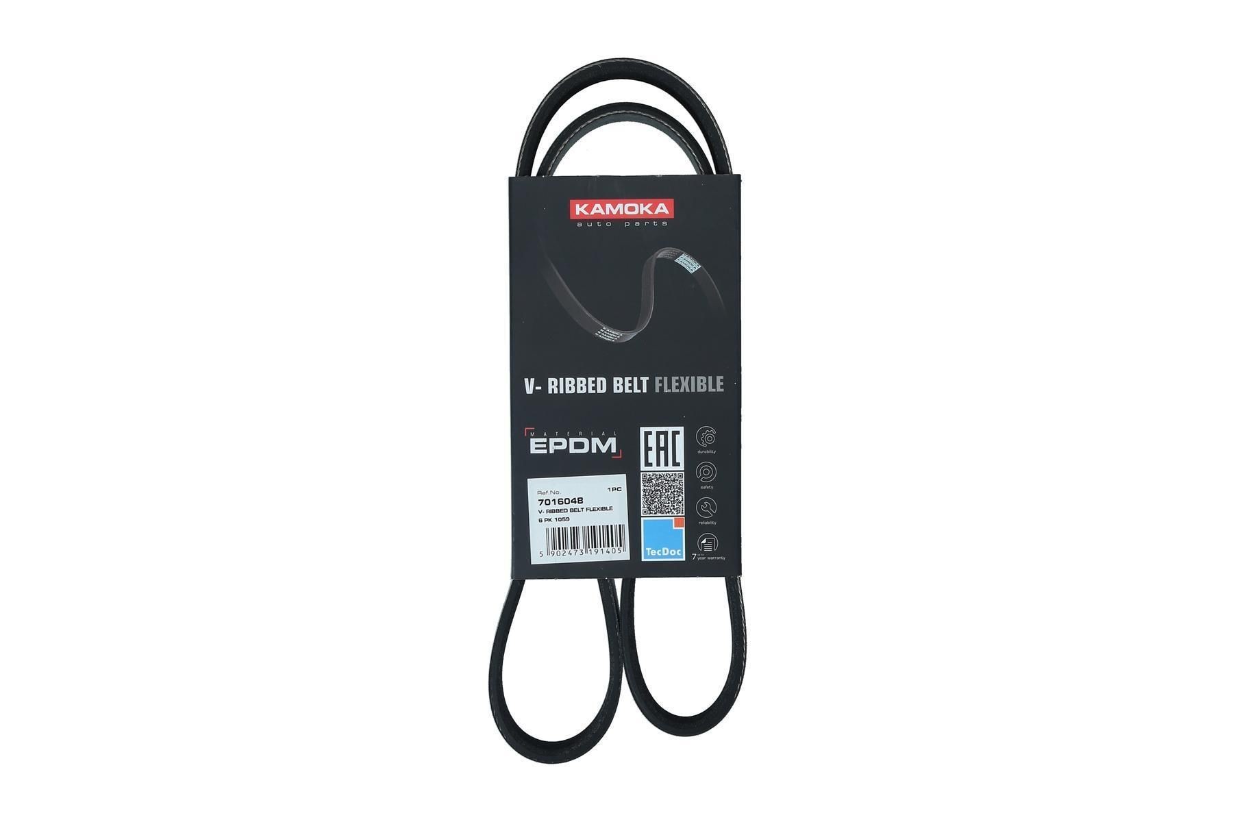 KAMOKA Serpentine belt Article number: 7016048 cheaply