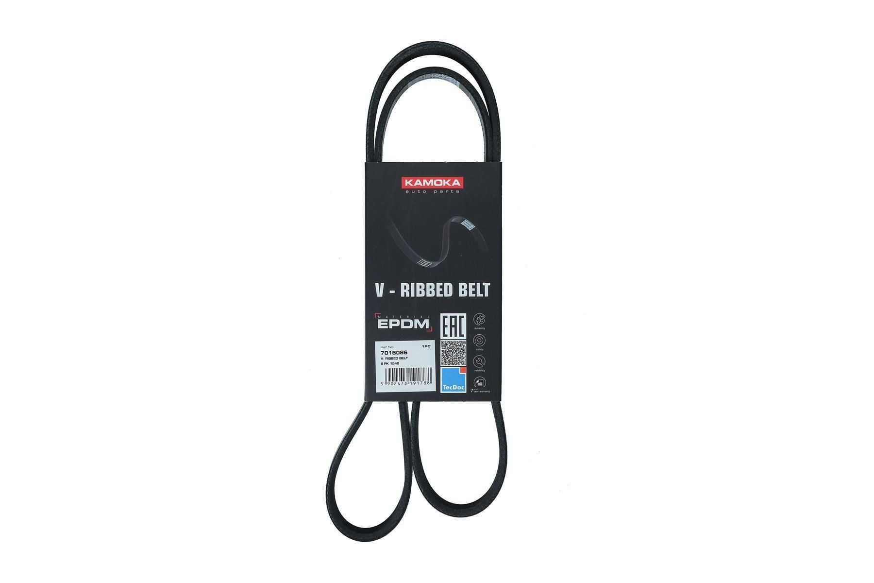KAMOKA Serpentine belt Article number: 7016086 cheaply