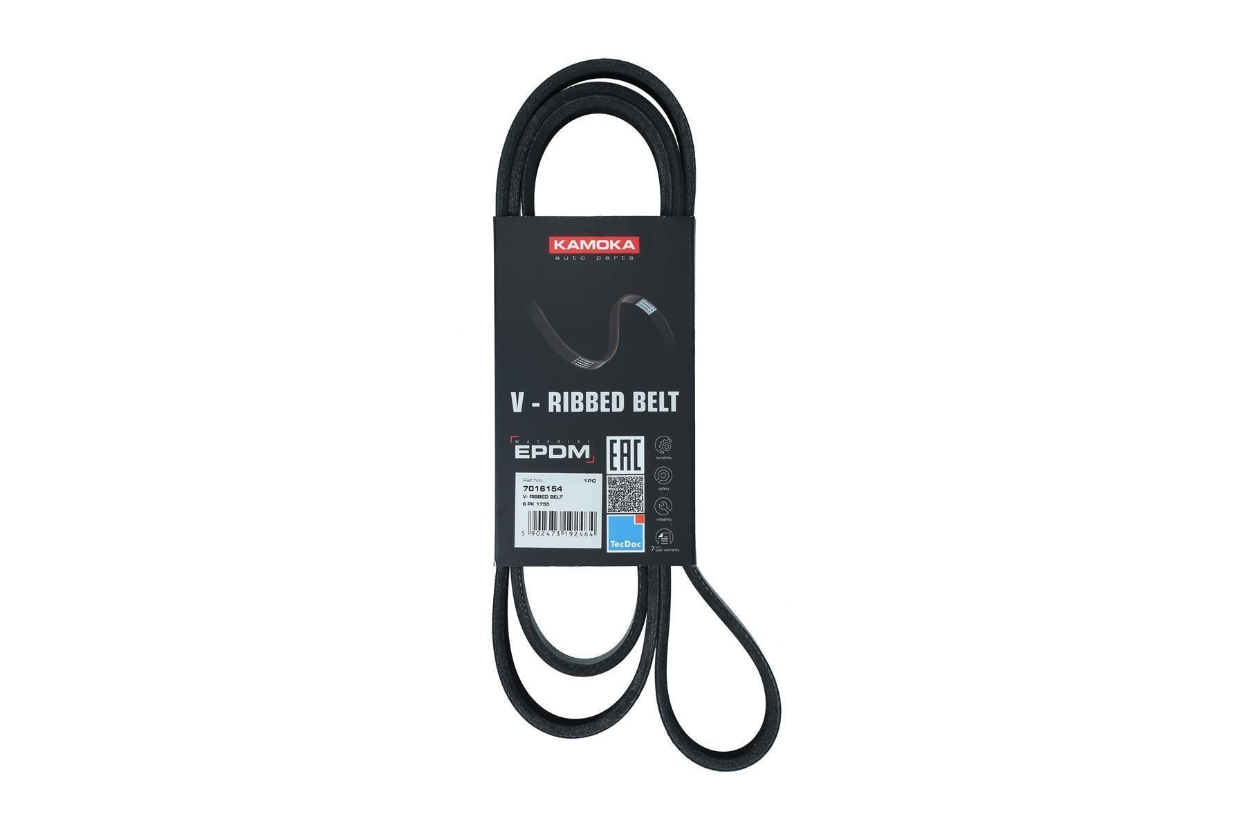 KAMOKA Serpentine belt Article number: 7016135 cheaply