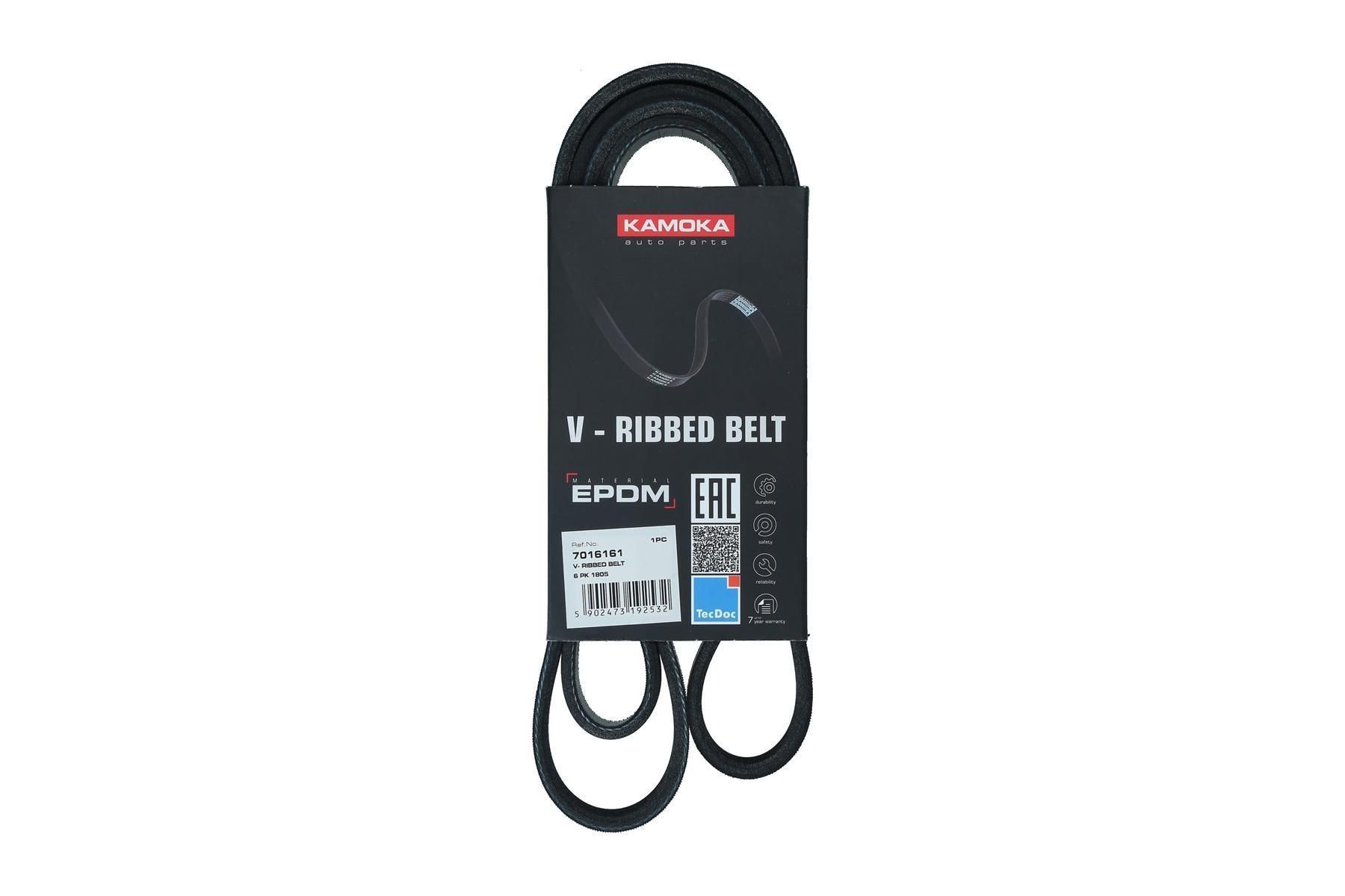 KAMOKA Serpentine belt Article number: 7016161 cheaply