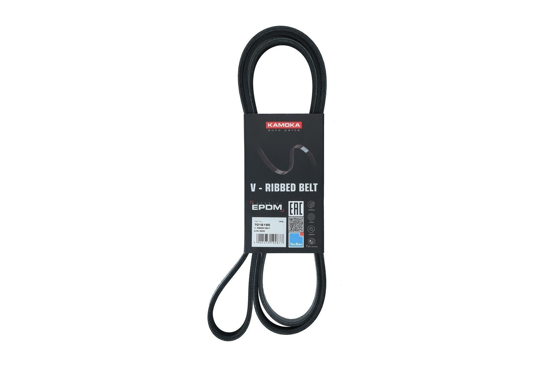KAMOKA Serpentine belt Article number: 7016195 cheaply