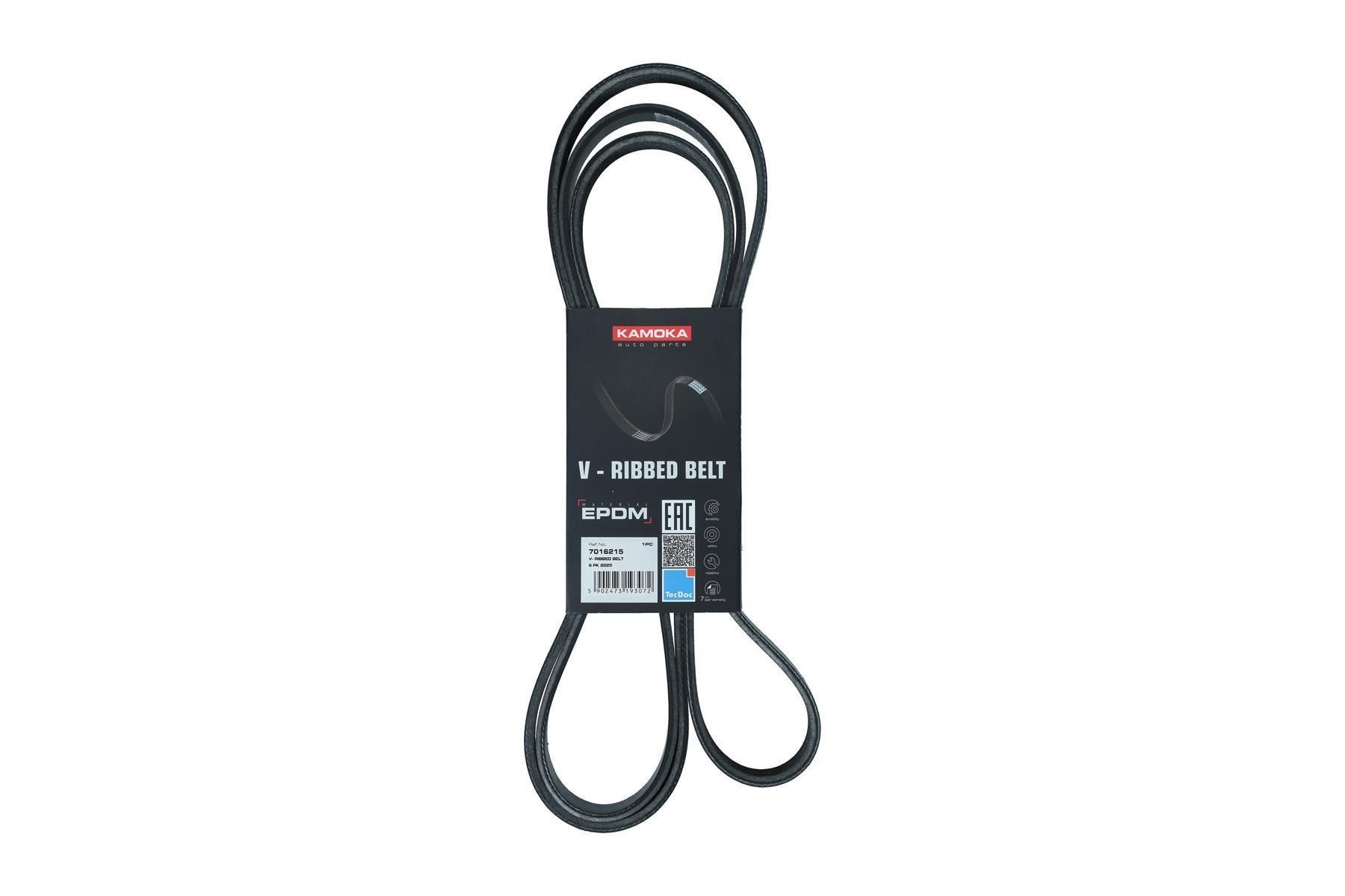 KAMOKA Serpentine belt Article number: 7016215 cheaply