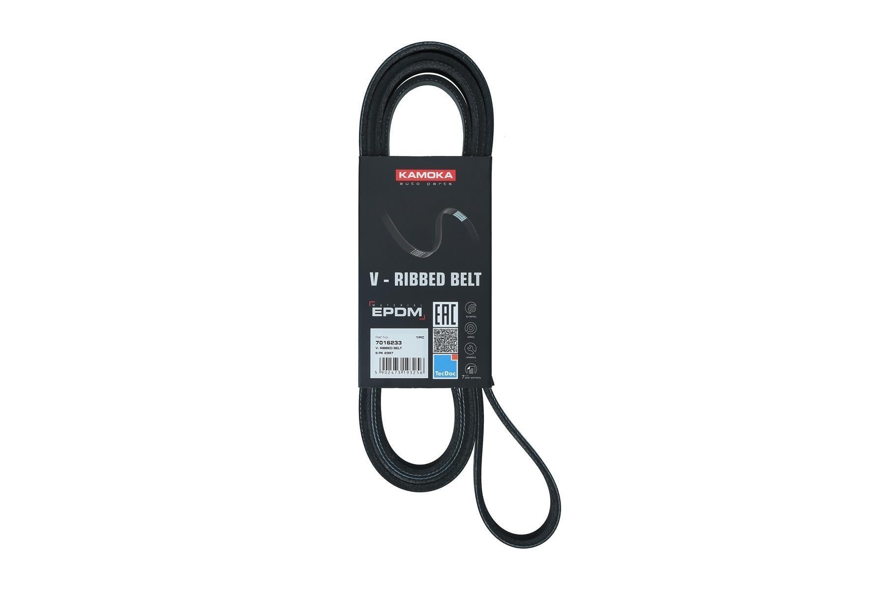 KAMOKA Serpentine belt Article number: 7016233 cheaply