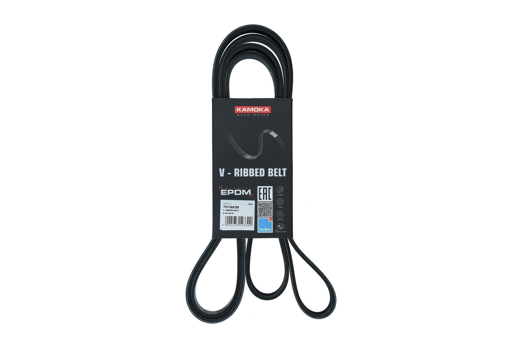 KAMOKA Serpentine belt Article number: 7016238 cheaply