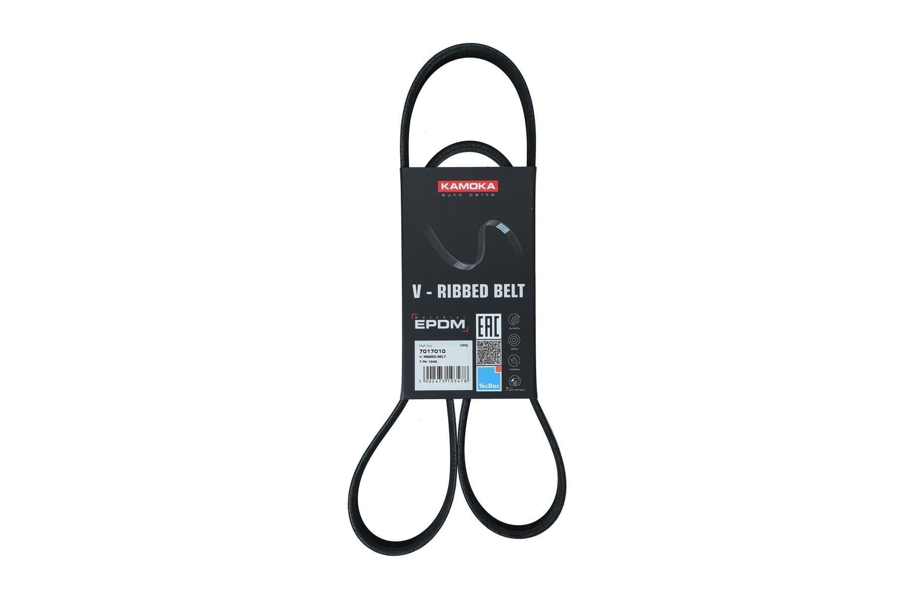 KAMOKA Serpentine belt Article number: 7017010 cheaply