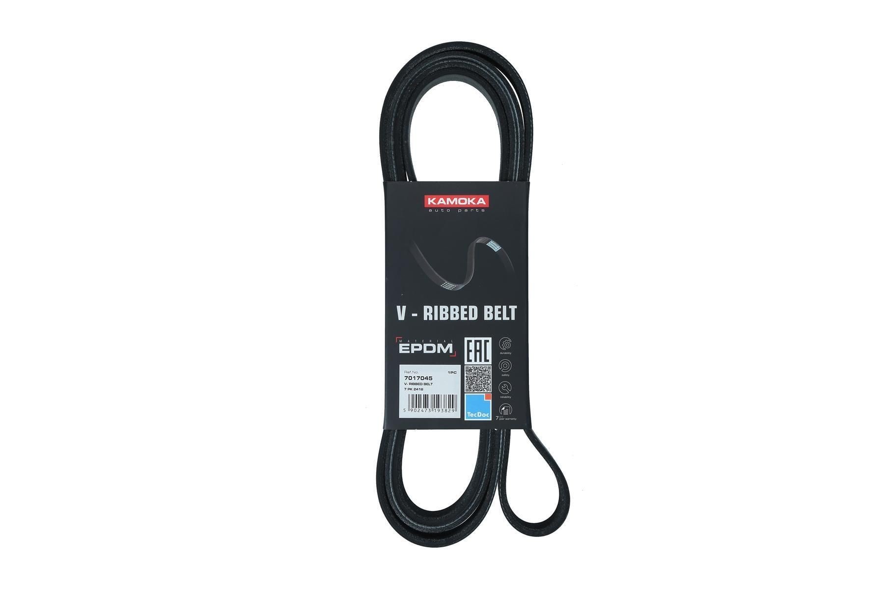 KAMOKA Serpentine belt Article number: 7017045 cheaply